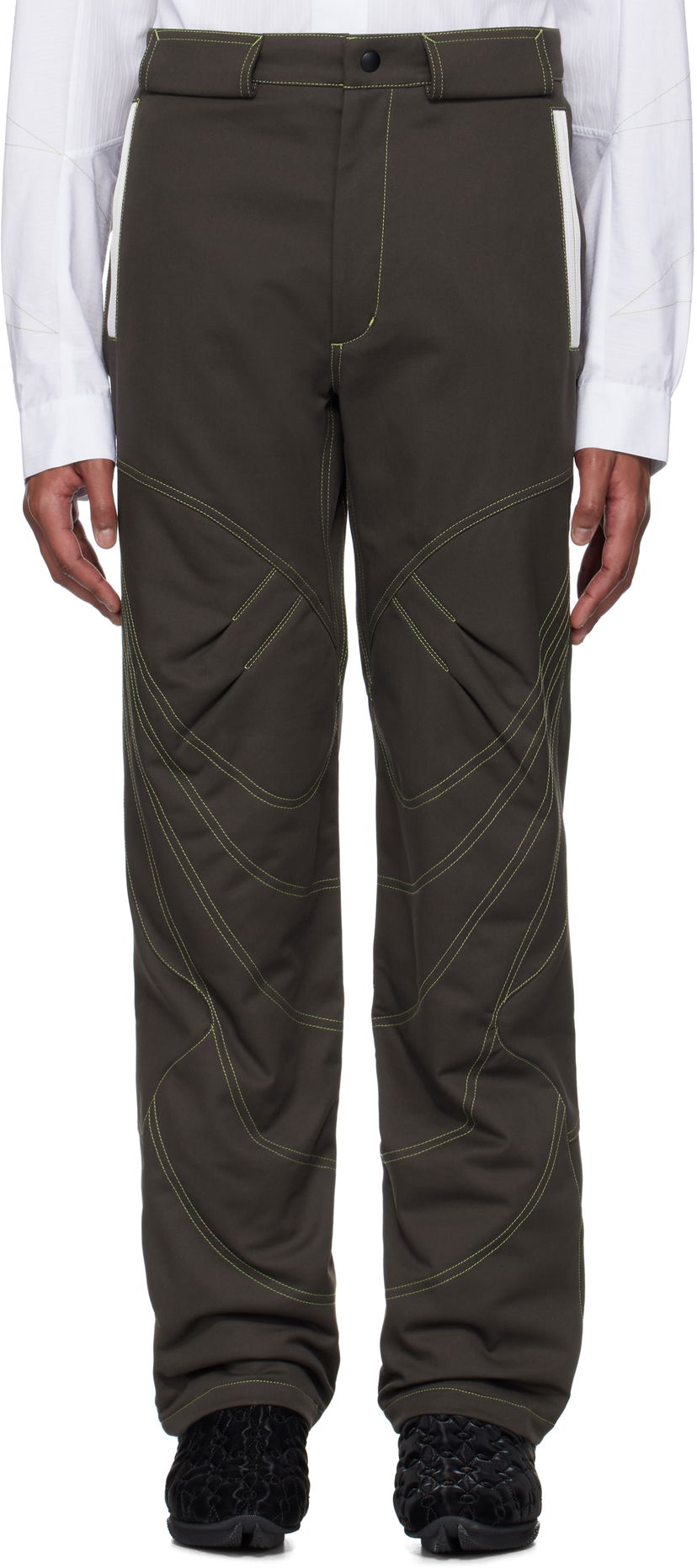Bukser KIKO KOSTADINOV Kiko Kostadinov Solix Zip Trousers Grøn | KKSS25T03-11