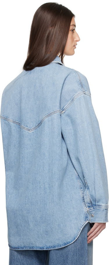 Skjorte AGOLDE AGOLDE Lotta Denim Shirt Blå | A7357-3018, 2