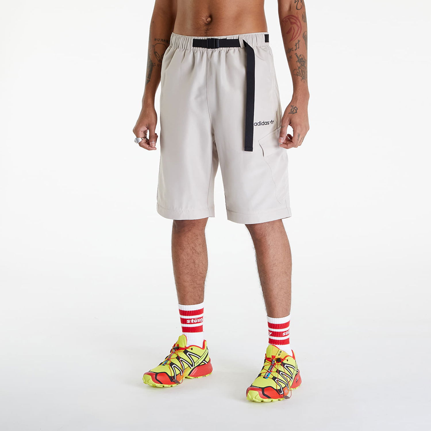 Cargo bukser adidas Originals Zip-Off Joggers Pant Wonder Beige Beige | JD9579, 1