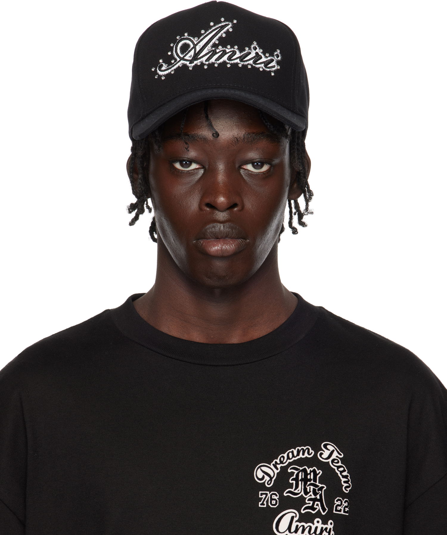 Hat AMIRI Crystal Logo Baseball Cap Sort | AMHACP1042, 0