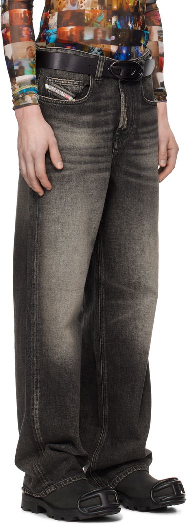 Jeans Diesel 2001 D-Macro Relaxed Fit Jeans XXL Sort | A11598-007Z1-02, 2
