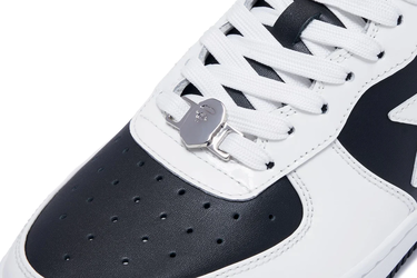 Sneakers og sko BAPE Bape Sta #6 M2 Black/White Hvid | 0ZXSHM191328M-BLK, 3