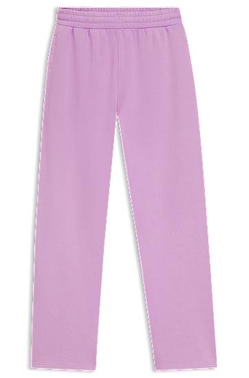 Joggingbukser BOSS Loose-Fit Cotton Terry Tracksuit Bottoms Lilla | 50545019