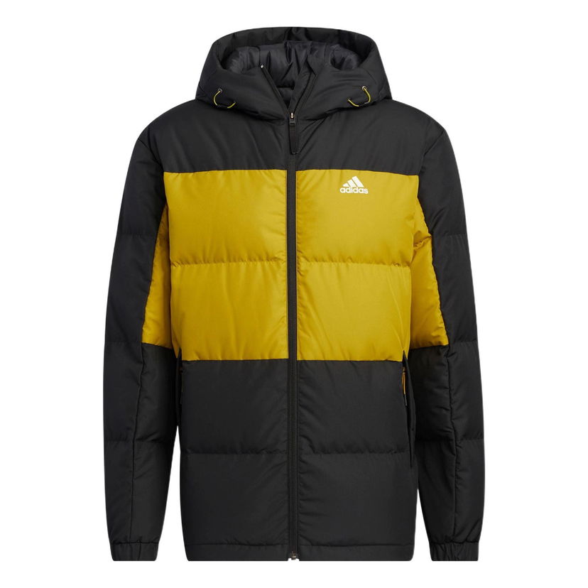 Puffer jakke adidas Originals Men's Hooded Padded Jacket Gul | HN4407