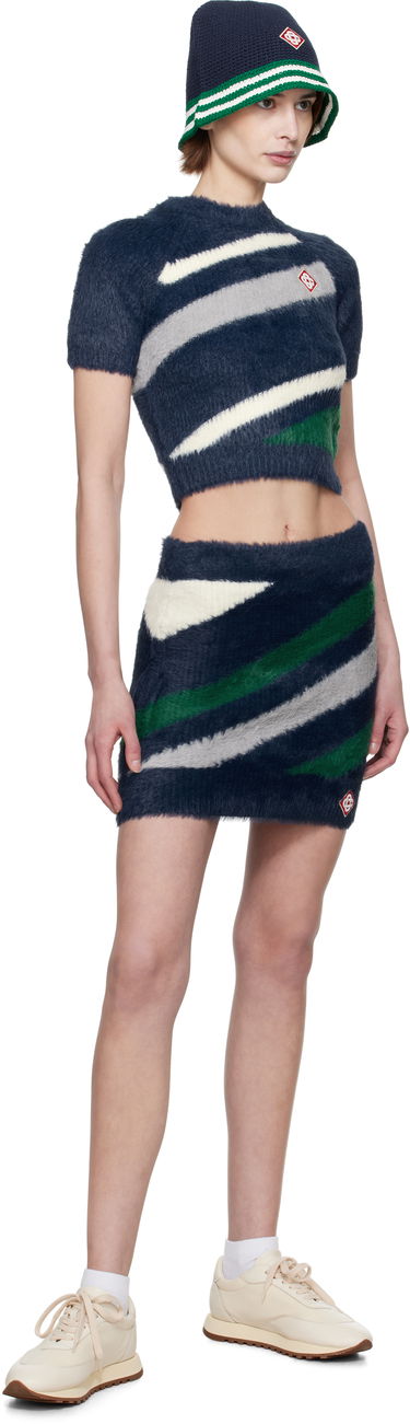 Nederdel Casablanca Casablanca Stripe Fluffy Mini Skirt Flerfarvet | WPS25-KW-833-01, 3