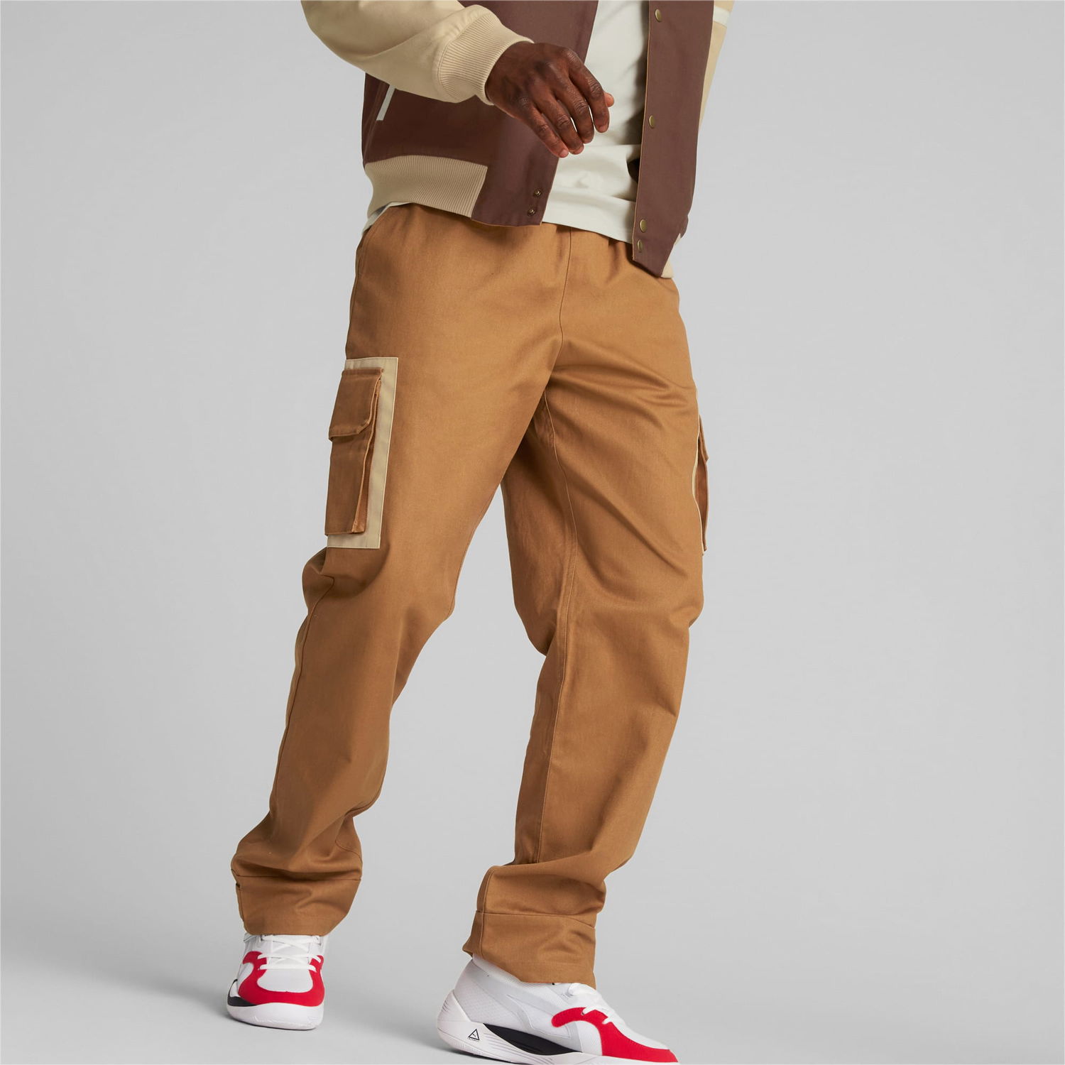 Bukser Puma x CHILDHOOD DREAMS Basketball Pants Beige | 536834_01, 0
