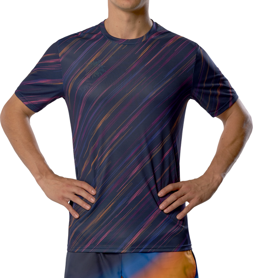 T-shirt Mizuno Mizuno Hanabi T-Shirt Mørkeblå | j2gac550-98