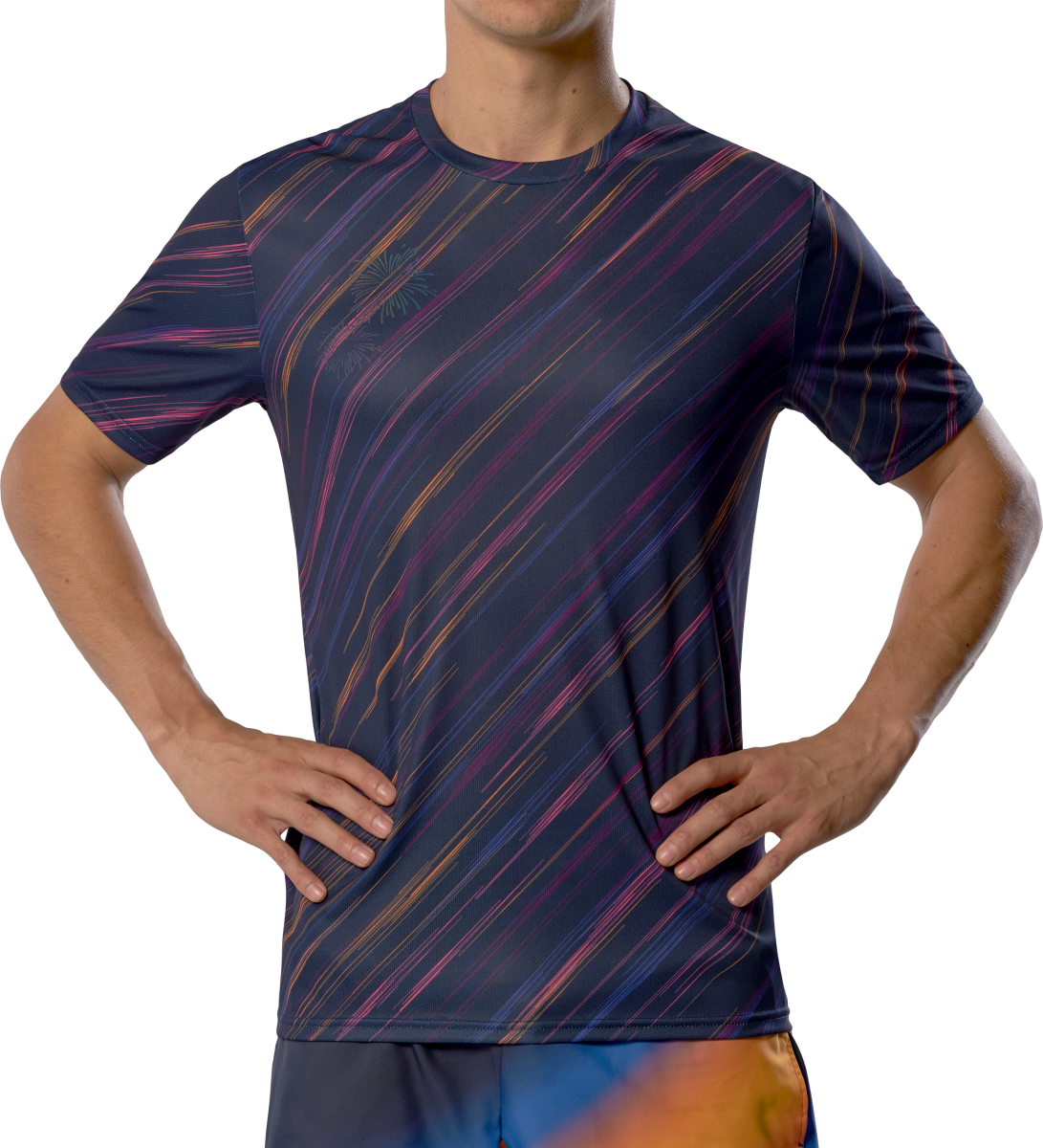 T-shirt Mizuno Mizuno Hanabi T-Shirt Mørkeblå | j2gac550-98, 0