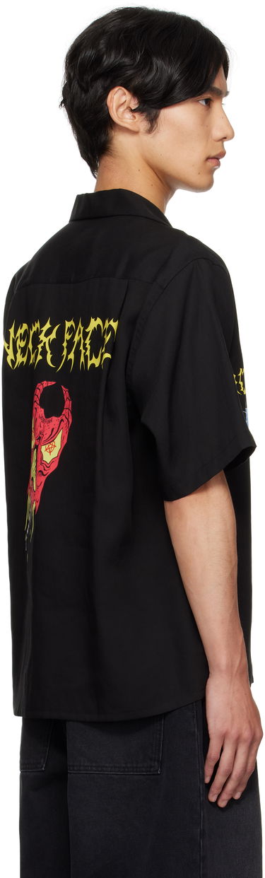 Skjorte WACKO MARIA WACKO MARIA x NECKFACE Short Sleeve Shirt Sort | NECKFACE-WM-HI20, 2