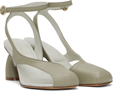 Tilbehør Dries Van Noten Dries Van Noten Asymmetrical Heeled Sandals Grøn | WS251-1304-112, 3