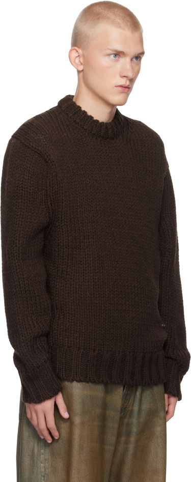 Sweater We11done Chunky Knit Sweater Brun | WD-KT3-24-649-U-BR, 1