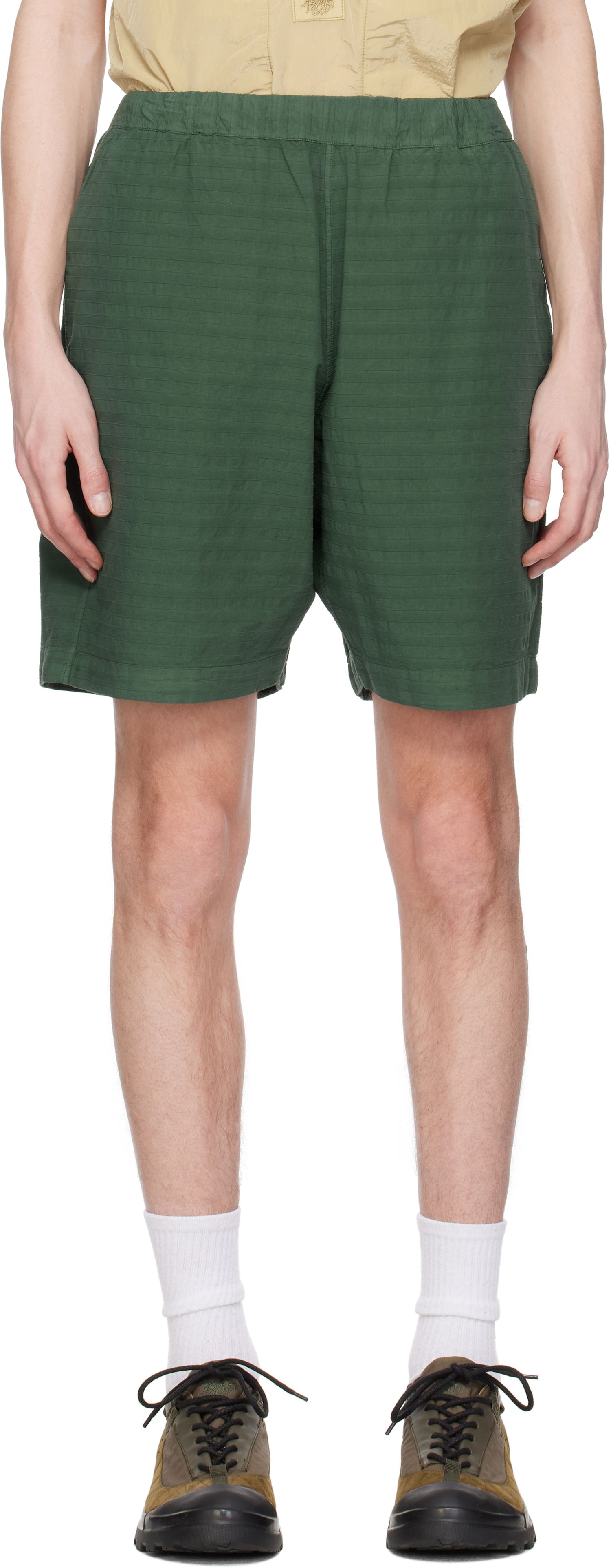 Shorts Ranra RANRA Stroller Stripy Cotton Shorts Grøn | AMSS25SH01594, 0