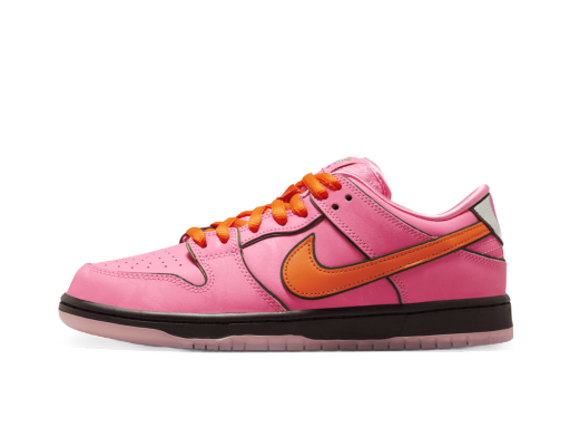Skateboarding Nike SB The Powerpuff Girls x Dunk Low "Blossom" Lyserød | FD2631-600