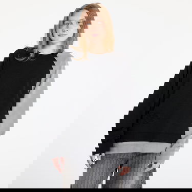 Sweater Y-3 Y-3 Logo Knit Crew Sweatshirt Grå | JX7331, 0