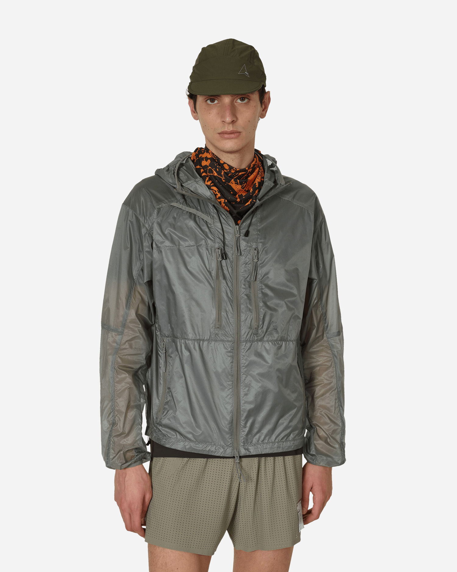 Jakke ROA Transparent Synthetic Jacket Miriage Grey Grå | RBMW097FA69 GRY0017, 1