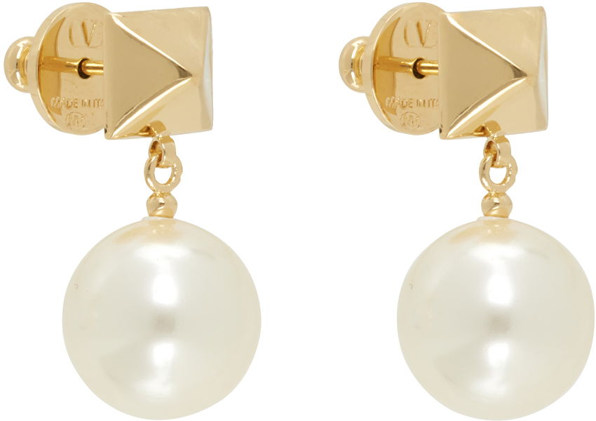 Øreringe Valentino Garavani Rockstud Pearl Earrings Metalisk | 3W2J0P91UXM, 1