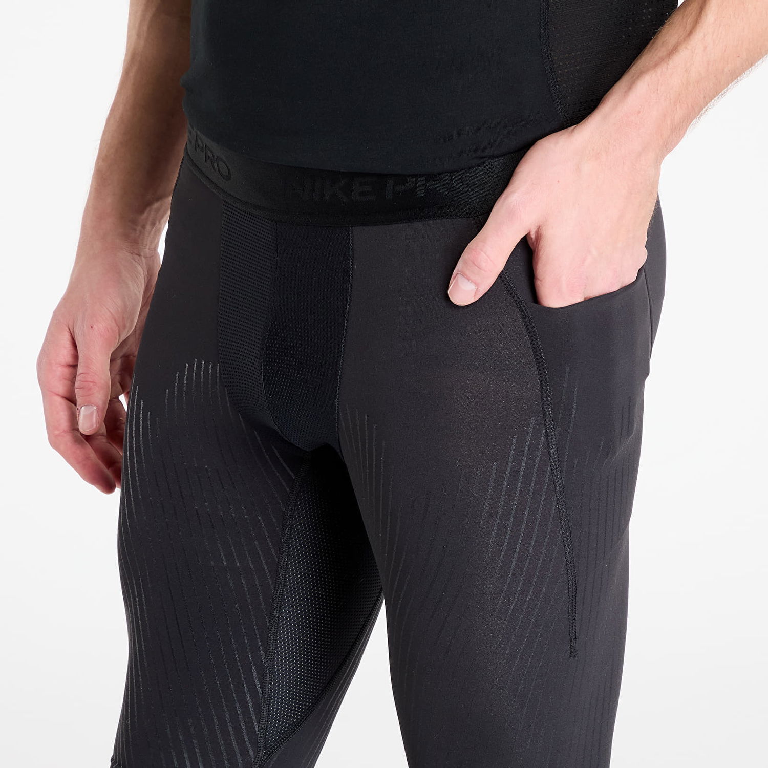 Leggings Nike Pro Recovery Dri-FIT ADV Fitness Tights Sort | FZ1641-010, 1