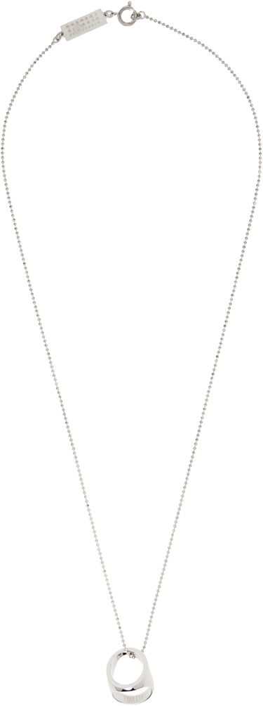 Halskæde Maison Margiela MM6 Maison Margiela Gold Signet Ring Pendant Necklace Gul | SM6UU0084 P7355, 1