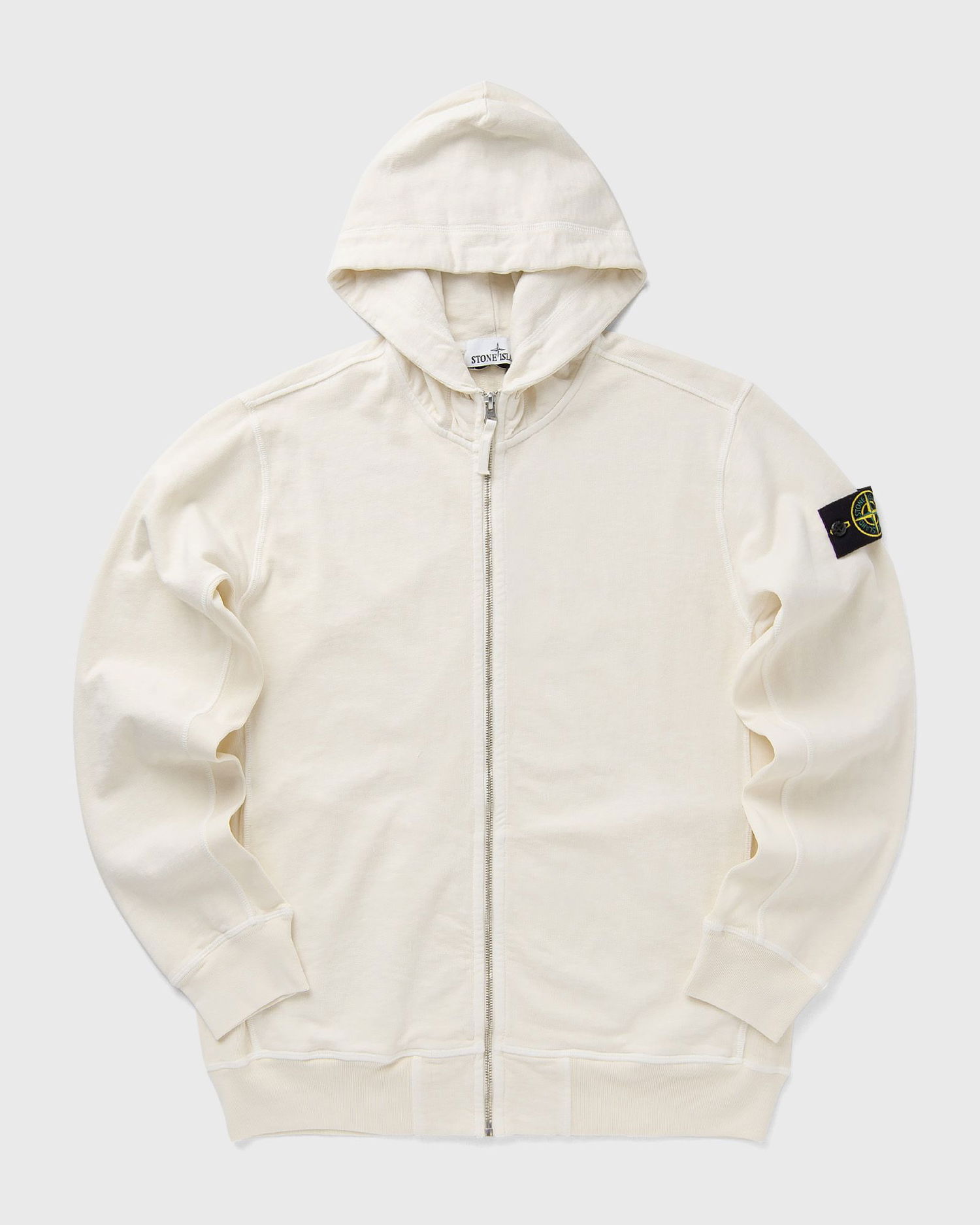 Sweatshirt Stone Island Stone Island Zip Hoodie Hvid | K1S156100021S0060.V0193, 0