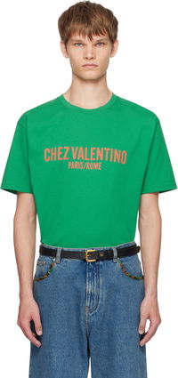 Valentino 'Chez Valentino' Print T-Shirt