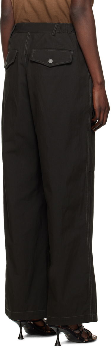 Bukser Dion Lee Slouchy Cargo Pants Sort | C2113R23, 2