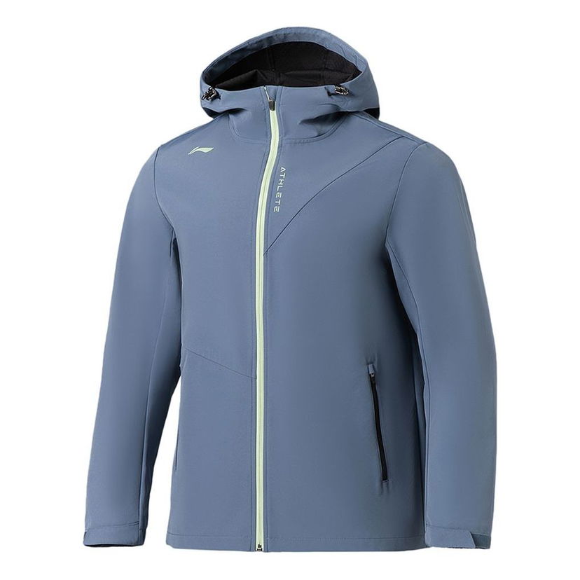 Vindjakke Li-Ning Sports Hooded Windbreaker Blå | AFDS005-2