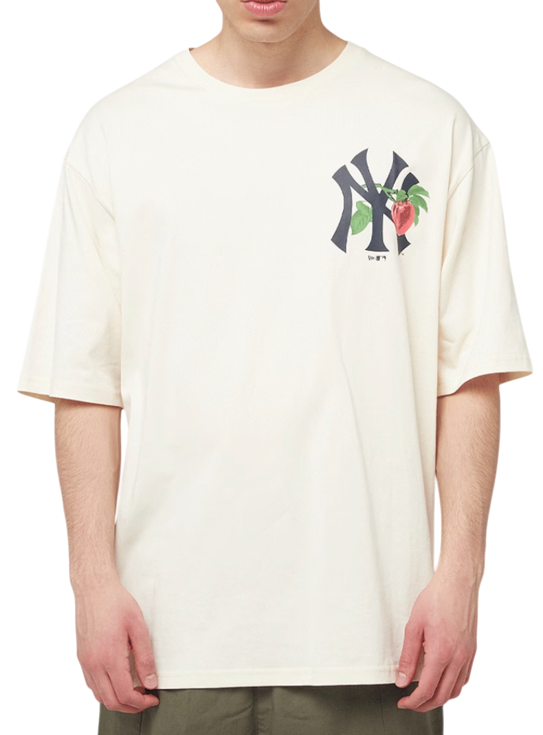 T-shirt New Era New Era MLB New York Yankees Fruit Graphic T-Shirt Hvid | 60596319-60596319