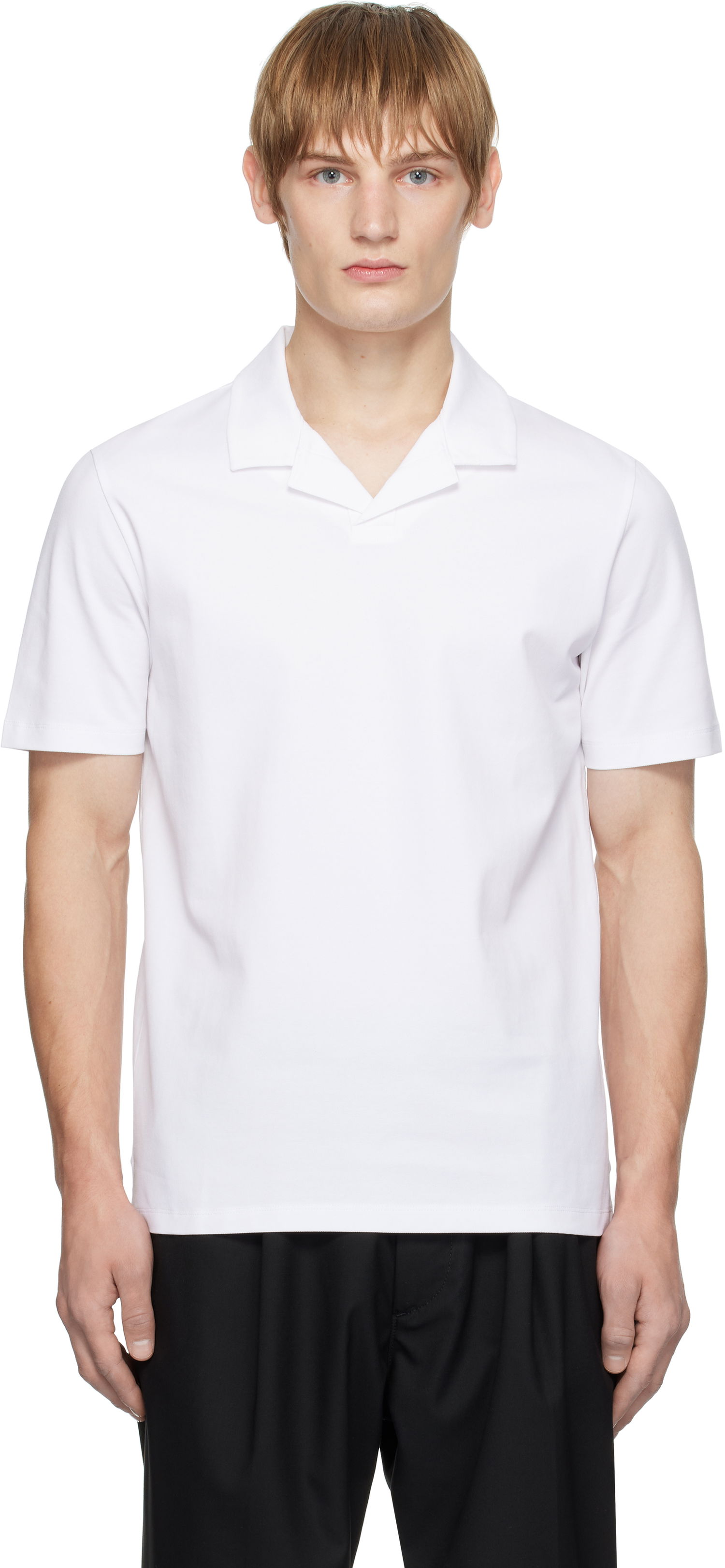 Polo skjorte BOSS Bowling Polo Shirt Hvid | 50530169, 0