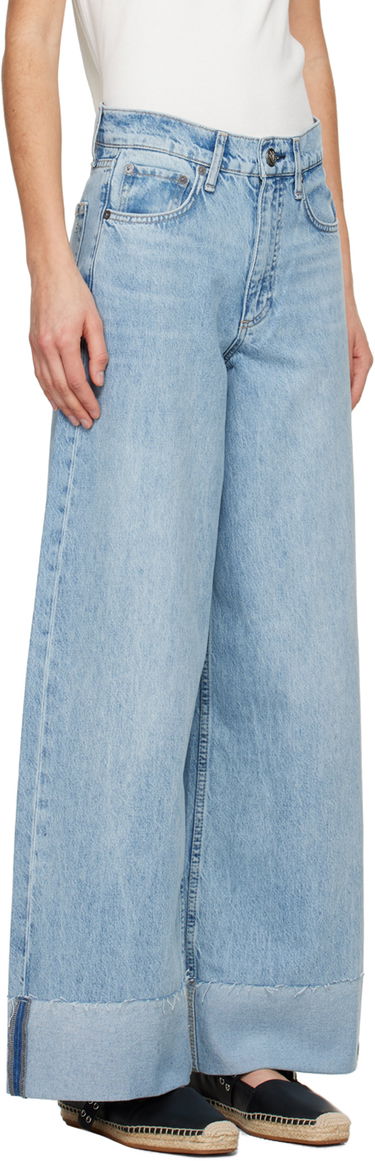 Jeans rag & bone Rag & Bone Sofie Wide Leg Jeans Blå | WDD24S2993BOMA, 1