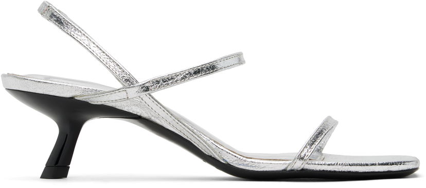 Skopleje Anine Bing ANINE BING Hilda Heeled Sandals Metalisk | A-14-10684-SLV1