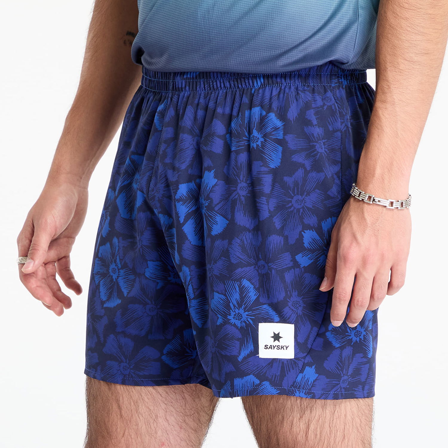 Shorts Saysky SAYSKY Flower Pace 5" Shorts Blå | NMRSH21C1029, 1