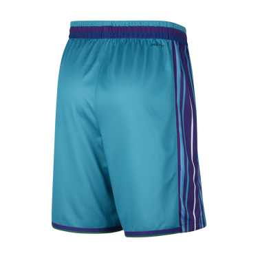 Shorts Nike Dri-FIT NBA Swingman Charlotte Hornets Hardwood Classics 2023/24 - Modrá Turkis | DX8723-415, 4