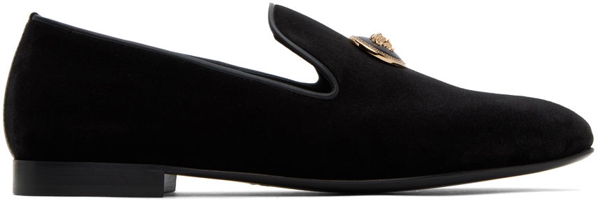 Sneakers og sko Versace Black Medusa Slippers Sort | 1012629_1A09123, 0