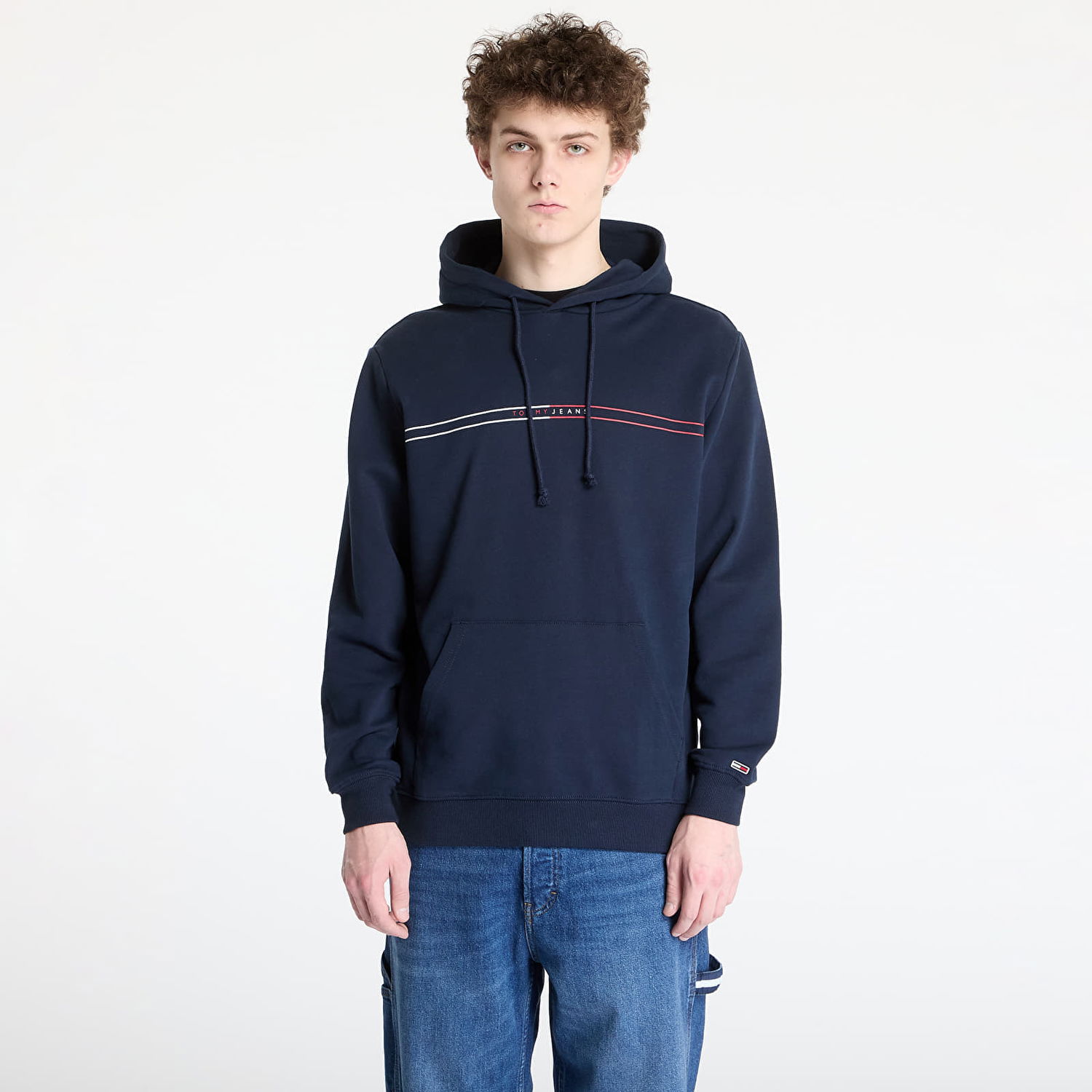 Sweatshirt Tommy Hilfiger Tommy Jeans Regular Entry Graphic Hoodie Mørkeblå | DM0DM20847 C1G, 0