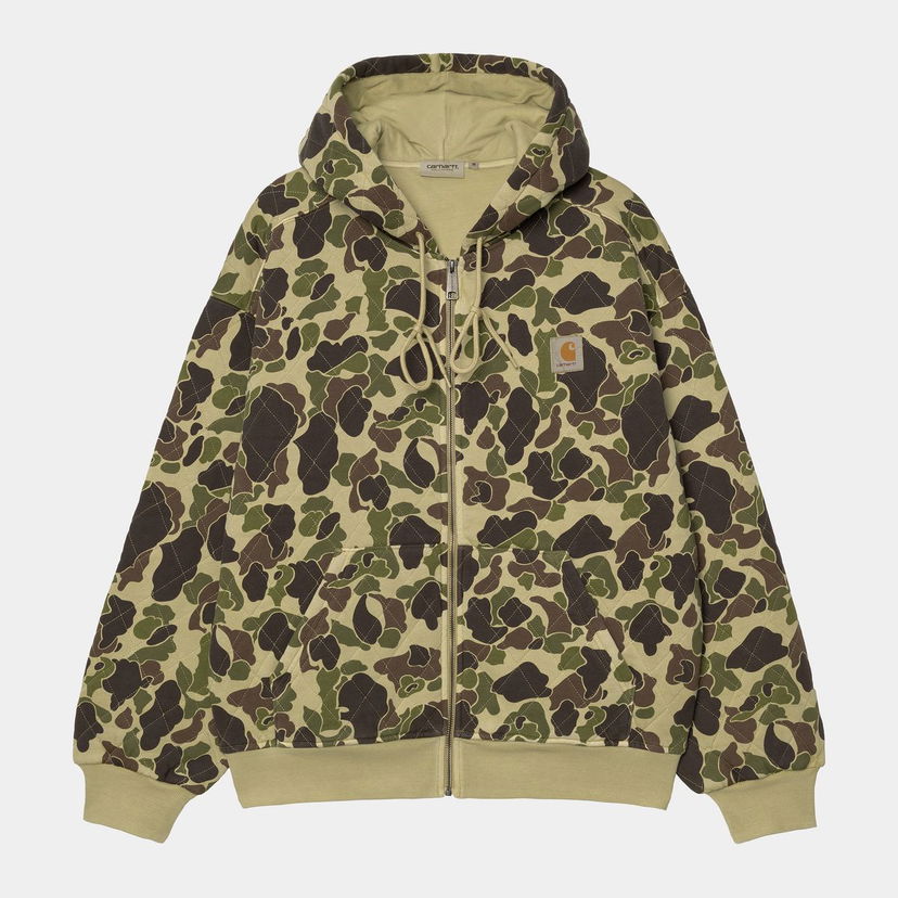 Sweatshirt Carhartt WIP Hooded Vista Quilted Sweat Jacket Camo Duck Flerfarvet | I035665_2