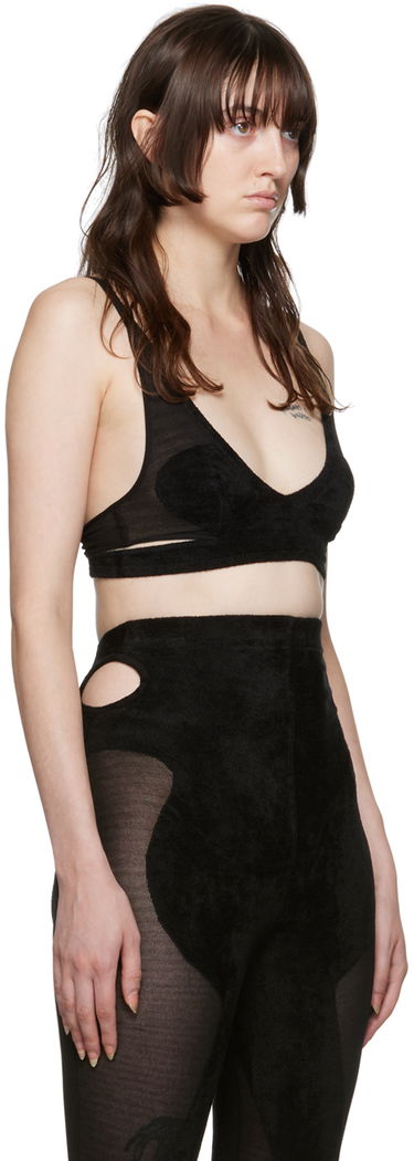 Bh Dion Lee Chenille Intarsia Bra Grøn | A7606P22, 4