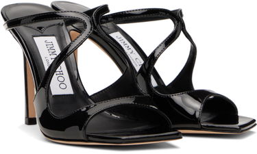 Håndtaske Jimmy Choo Jimmy Choo Anise 95 Heeled Sandals Sort | ANISE 95, 3