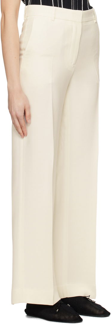 Bukser TOTEME TOTEME Relaxed-Fit Trousers Hvid | 242-WRB1629-FB0106, 1