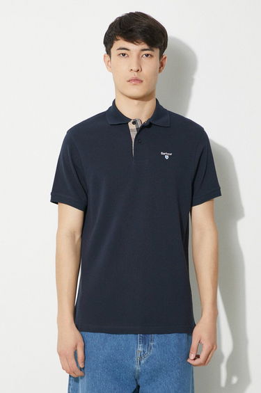 Polo skjorte Barbour Short Sleeve Polo Shirt Mørkeblå | MML0012, 0