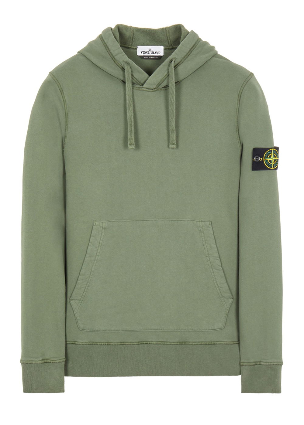 Sweatshirt Stone Island Brushed Cotton Fleece Hoodie Grøn | 751564120V0055-9411, 0