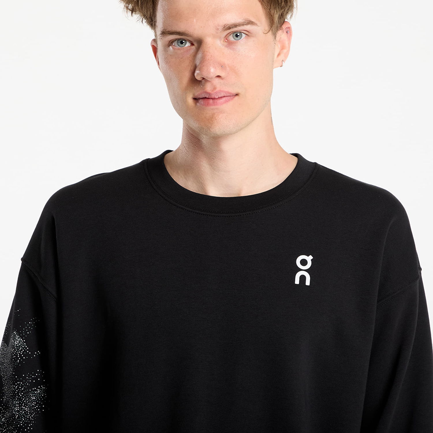 Sweatshirt On Running Club Crew Graphic Sweatshirt Sort | 1MF30540192, 0