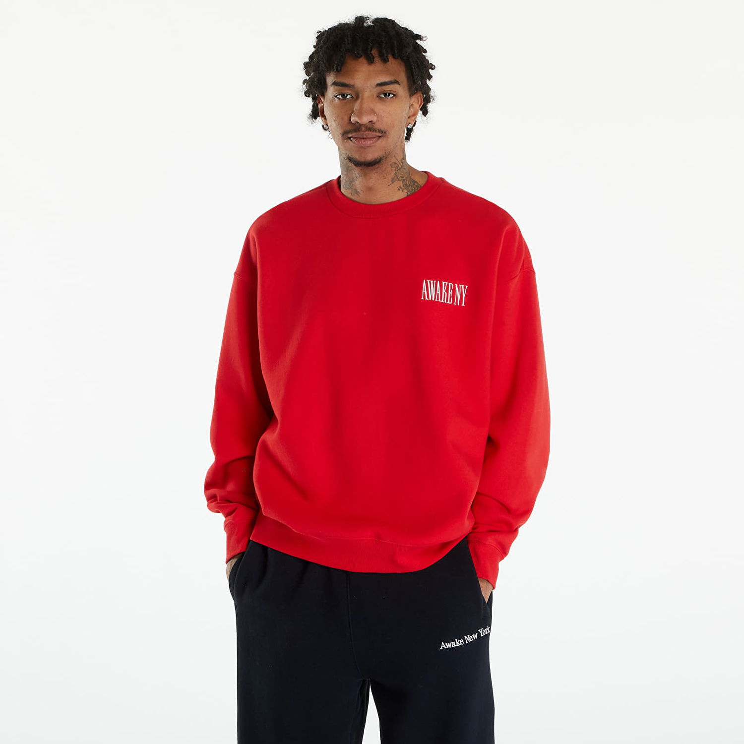Sweatshirt Awake NY Awake Crewneck Red Rød | AWK-SP24-CN002-RED, 0