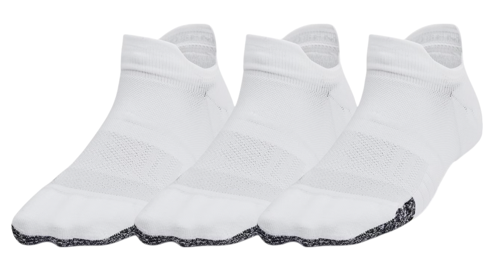 Sokker Under Armour Breathe 3-Pack No-Show Tab Training Socks Hvid | 1387052-100, 0
