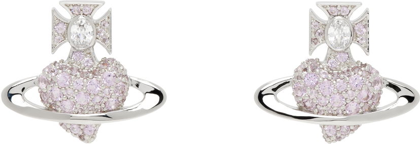 Øreringe Vivienne Westwood Vivienne Westwood Agnatha Orb Crystal Earrings Lyserød | 6201036H-02P621-