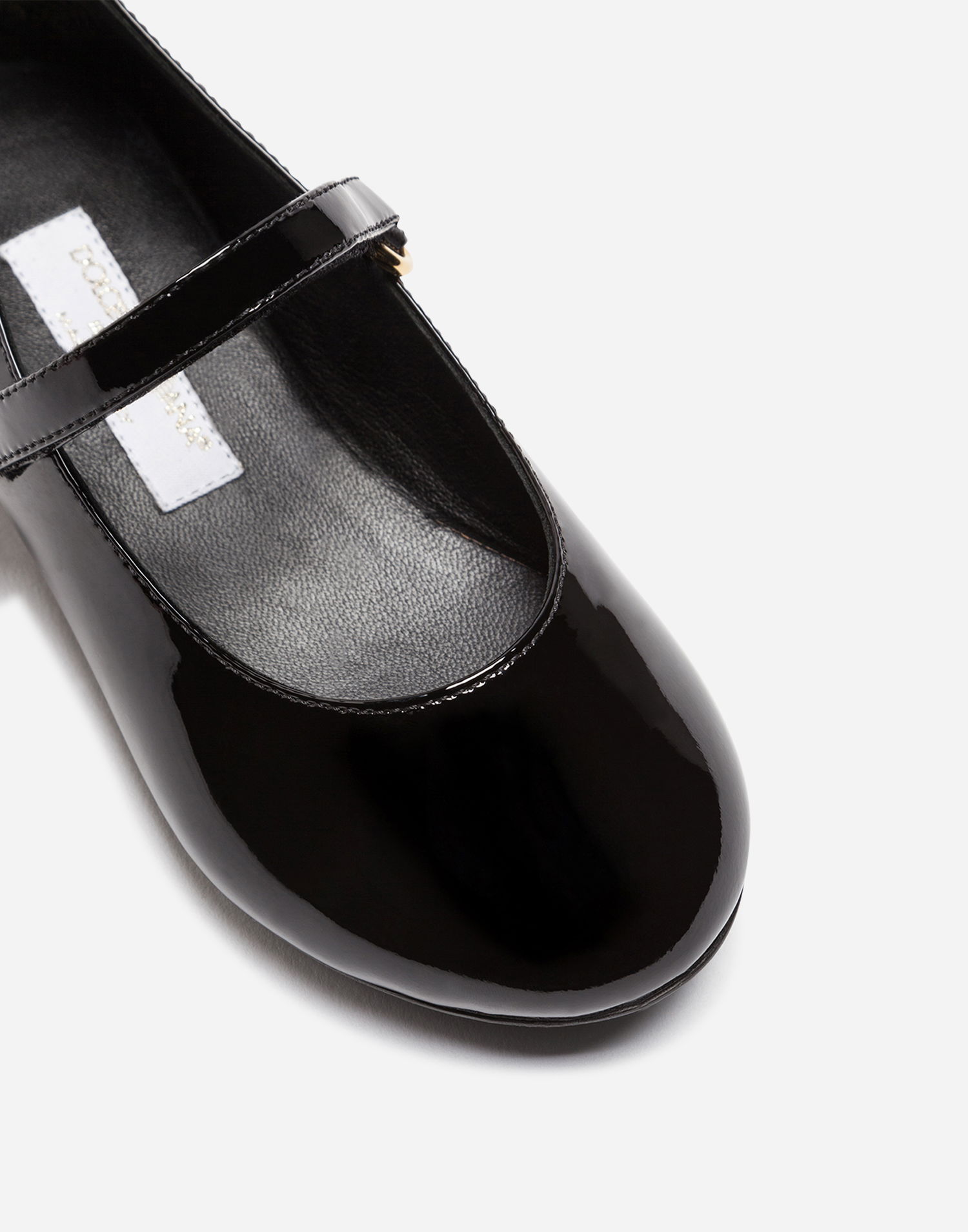 Sneakers og sko Dolce & Gabbana Dolce & Gabbana Leather Ballet Flats Sort | D10699A132880999, 1