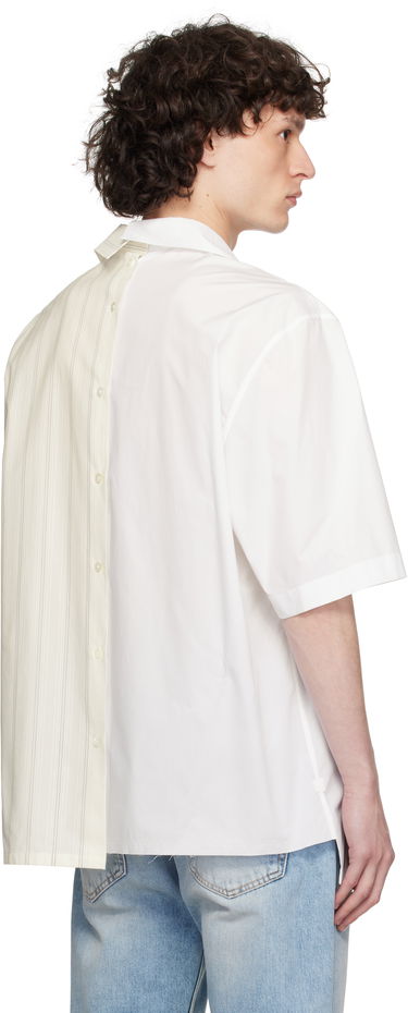 Skjorte LANVIN Lanvin Printed Asymmetric Shirt Hvid | RM-SI0014-6001-P25, 2