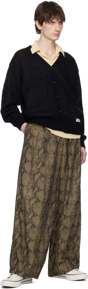 Sweater WACKO MARIA WACKO MARIA Mohair Knit Cardigan Sort | 25SS-WMK-KN06, 3
