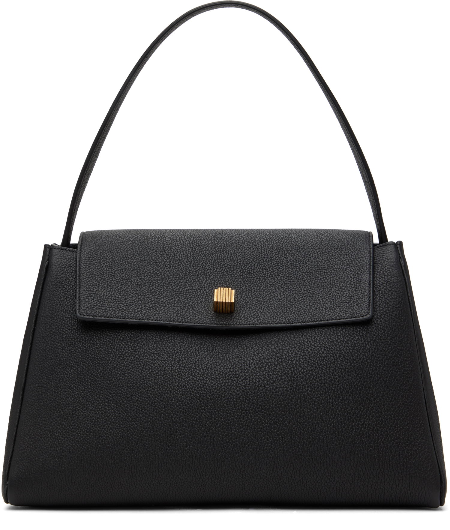 Håndtaske Khaite KHAITE Audrey Leather Top Handle Bag Sort | H2044-914, 0