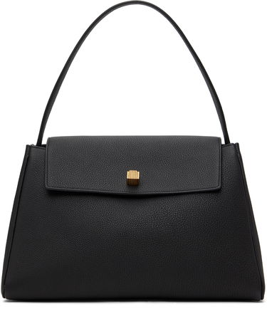 Håndtaske Khaite KHAITE Audrey Leather Top Handle Bag Sort | H2044-914, 0