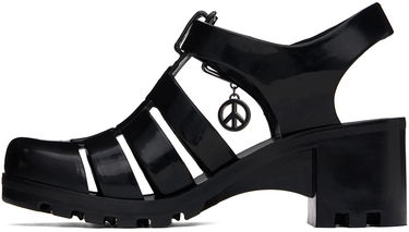 Jeans Moschino Moschino Jeans Jelly Heeled Sandals Sort | 3213 3289, 2